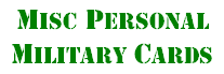 Misc Military Cards