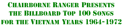 Billboard Top 100 for the Vietnam Years