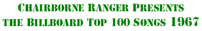 Billboard Top 100 for 1967