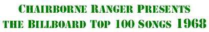 Billboard Top 100 for 1968
