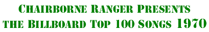 Billboard Top 100 for 1970