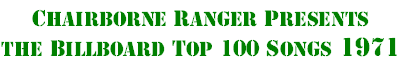 Billboard Top 100 for 1971