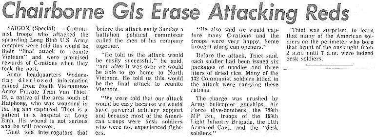 Story of the Feb 22-23 Attack from Stars & Stripes/Army Times