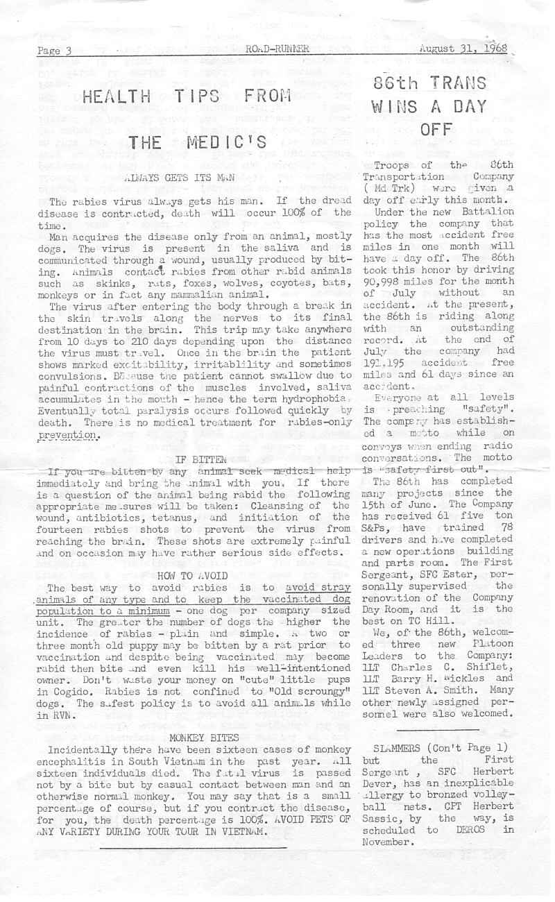 Roadrunner Vol 1 Issue 11 Page 3