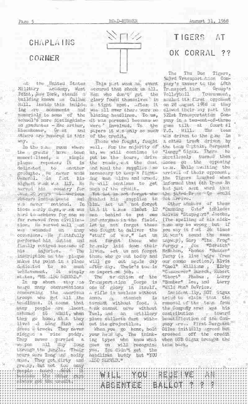 Roadrunner Vol 1 Issue 11 Page 5