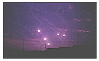 Flares at dawn